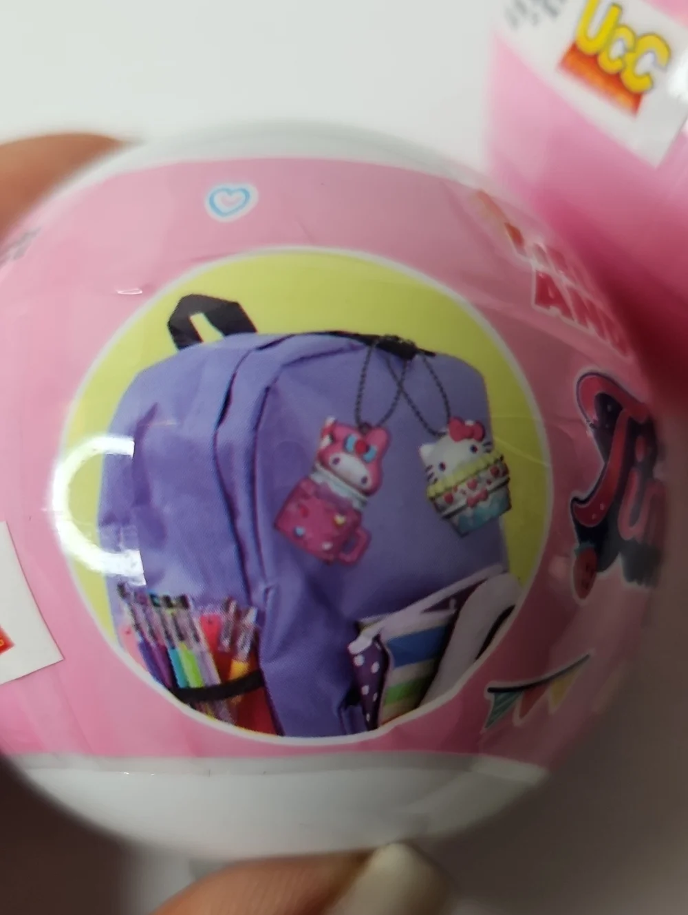 Hello Kitty and Friends Sweet Times Charms Surprise Balls - Pink & White 3-PACK